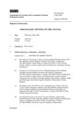 Journal of the 505th Plenary Meeting of the Permanent Council