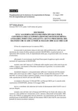Forum for Security Co-operation Decision, subject to a silence procedure expiring on Monday, 26 March 2008, at 12 Noon (it)