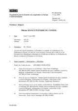 Journal of the 506th Plenary Meeting of the Permanent Council (fr)