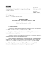 Permanent Council Decision No. 851 (es)