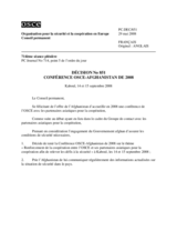 Permanent Council Decision No. 851 (fr)