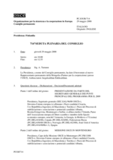 Journal of the 714th Plenary Meeting of the Permanent Council (it)