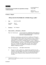 Journal of the 507th Plenary Meeting of the Permanent Council/Corrected Reissue (fr)