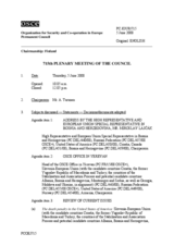 Journal of the 715th Plenary Meeting of the Permanent Council