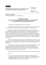 Forum for Security Co-operation Decision No. 6/08 (fr)