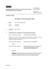 Journal of the 550th Plenary Meeting of the Forum for Security Co-operation (it)