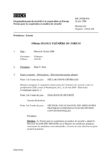 Journal of the 550th Plenary Meeting of the Forum for Security Co-operation (fr)