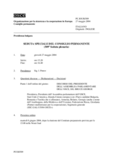 Journal of the 509th Special Plenary Meeting of the Permanent Council (it)