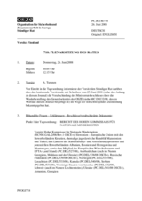 Journal of the 718 Plenary Meeting of the Permanent Council (de)