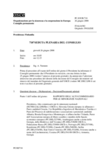 Journal of the 718 Plenary Meeting of the Permanent Council (it)