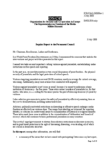 Report by the Representative on Freedom of the Media, Miklos Haraszti