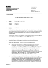 Journal of the 720th Plenary Meeting of the Permanent Council (de)