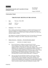 Journal of the 720th Plenary Meeting of the Permanent Council