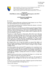 Statement by the Delegation of Bosnia and Herzegovina on Srebrenica