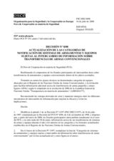 Forum for Security Co-operation Decision No. 8/08 (es)