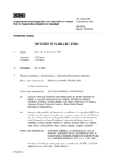 Journal of the 554th Plenary Meeting of the Forum for Security Co-operation (es)