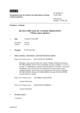 Journal of the 725th Special Plenary Meeting of the Permanent Council (fr)