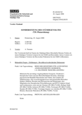 Journal of the 729th Special Plenary Meeting of the Permanent Council (de)