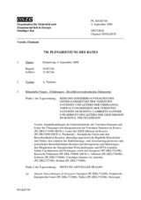 Journal of the 730th Plenary Meeting of the Permanent Council (de)