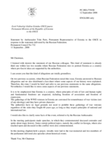 Statement by the Delegation of Estonia in response to Russian Federation