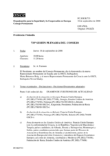 Journal of the 733rd Plenary Meeting of the Permanent Council (es)