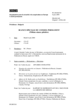Journal of the 510th Special Plenary Meeting of the Permanent Council (fr)