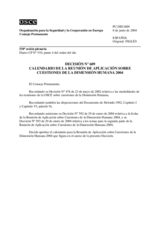 Permanent Council Decision No. 609 (es)