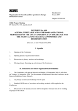 Permanent Council Decision No. 610