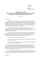 Statement by the Delegation of Uzbekistan on the case of Mr. A. Shelkovenko  and response to the statement on human rights in Uzbekistan made by the Delegation of Ireland/European Union