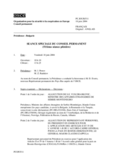 Journal of the 511th Special Plenary Meeting of the Permanent Council (fr)