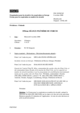 Journal of the 559th Plenary Meeting of the Forum for Security Co-operation (fr)