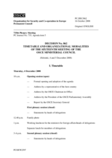 Permanent Council Decision No. 862