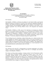 Statement by the delegation of Moldova in reply to the statement by the French Presidency of the Council of the European Union on the Conclusions of the General Affairs and External Relations Council on Moldova