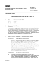Journal of the 736th Plenary Meeting of the Permanent Council