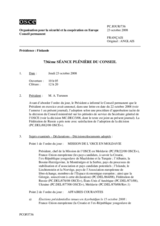 Journal of the 736th Plenary Meeting of the Permanent Council (fr)