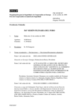 Journal of the 561st Plenary Meeting of the Forum for Security Co-operation (es)