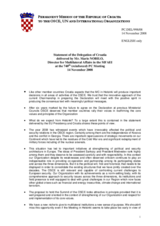 Statement by the Delegation of Croatia on the OSCE Ministerial Council