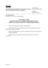 Forum for Security Co-operation Decision No. 15/08 (es)