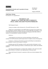 Permanent Council Decision No. 619