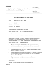 Journal of the 427th Plenary Meeting of the Forum for Security Co-operation (es)