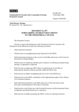 Permanent Council Decision No. 877