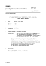 Journal of the 519th Special Plenary Meeting of the Permanent Council