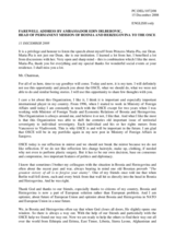 Farewell statement by Ambassador Edin Dilberovic, Head of the Permanent Mission of Bosnia and Herzegovina to the OSCE