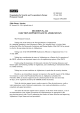 Permanent Council Decision No. 622