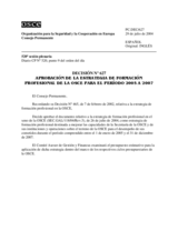 Permanent Council Decision No. 627 (es)