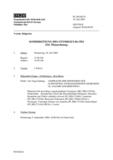 Journal of the 521st Special Plenary Meeting of the Permanent Council (de)