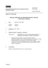 Journal of the 521st Special Plenary Meeting of the Permanent Council