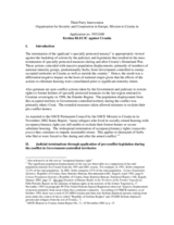 Third Party Intervention OSCE Mission to Croatia, Krstina Blecic against Croatia at ECHR