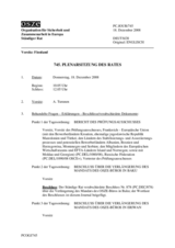 Journal of the 745th Plenary Meeting of the Permanent Council (de)