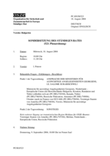 Journal of the 523rd Special Plenary Meeting of the Permanent Council (de)